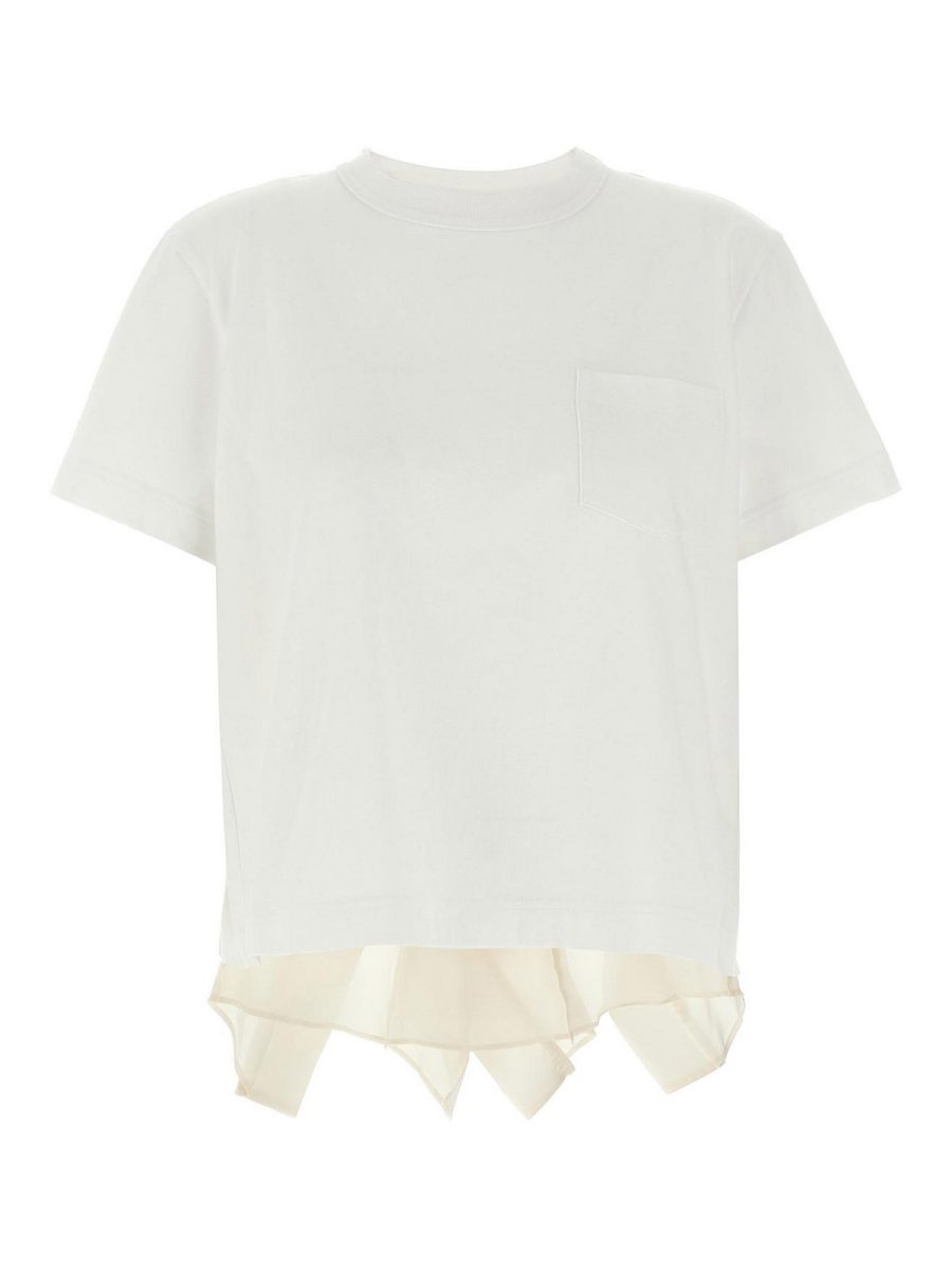 Sacai T-Shirt - Blanc