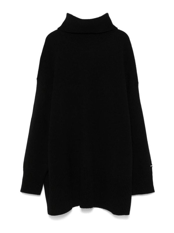 Pinko Robe Au Genou - Noir