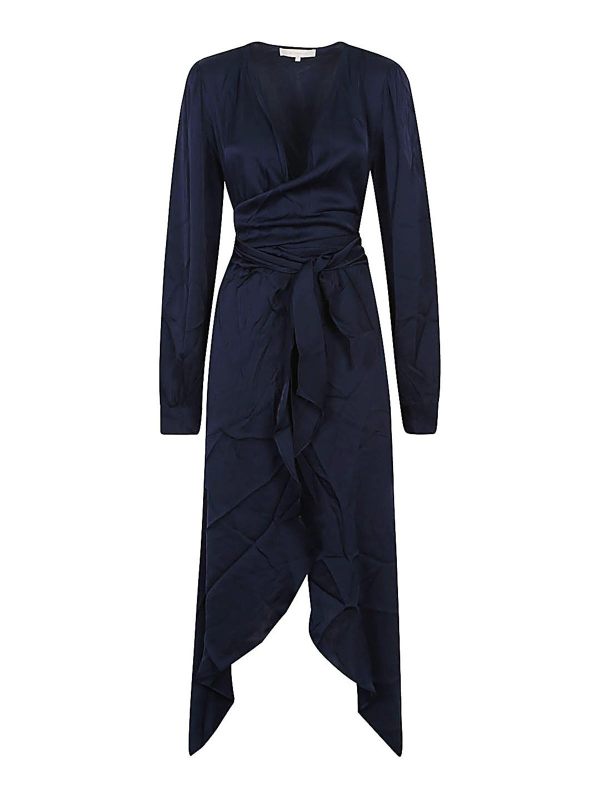 Silk95Five Maxi Robe - Bleu