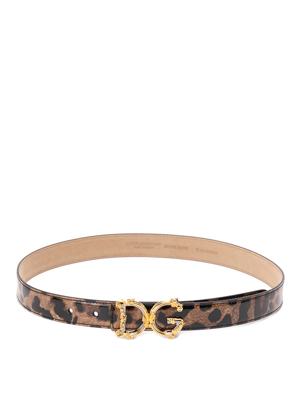 Dolce & Gabbana Ceinture - Imprimé Animal