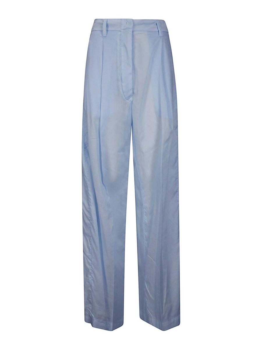 Thelatest Pantalons Décontractés - Bleu Clair