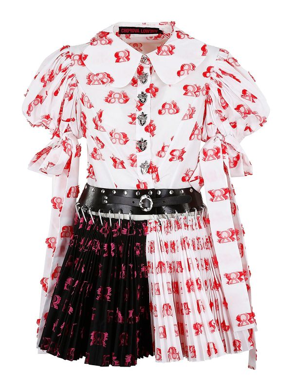 Chopova Lowena Robe Courte - Multicolore