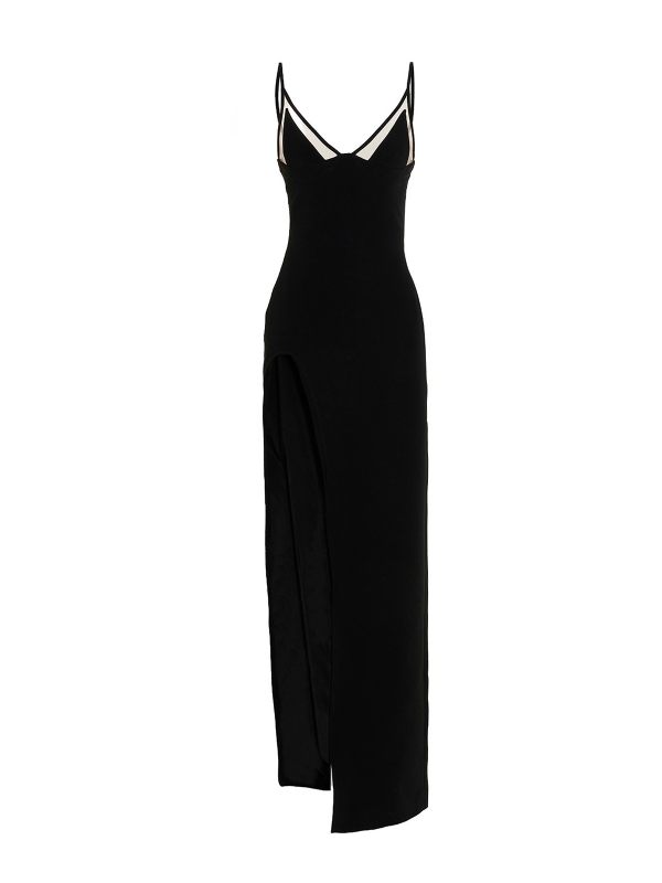 David Koma Maxi Robe - Noir