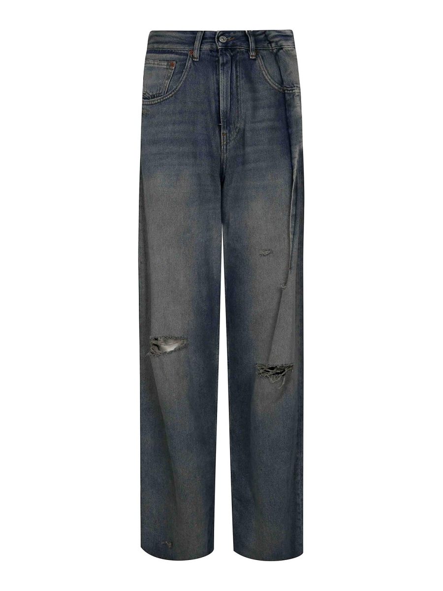 MM6 Maison Margiela Pantalons Décontractés - Délavé