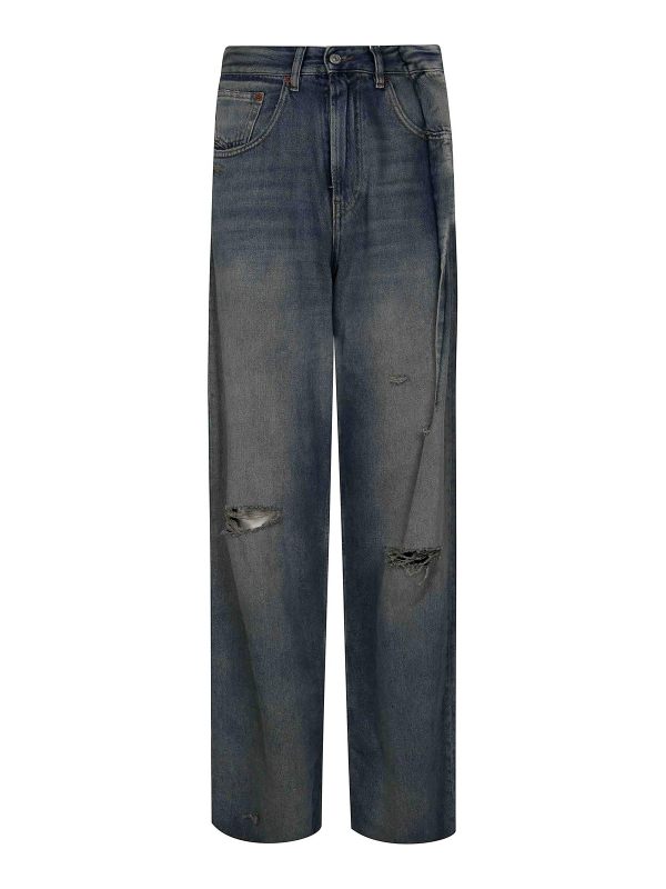 MM6 Maison Margiela Pantalons Décontractés - Délavé