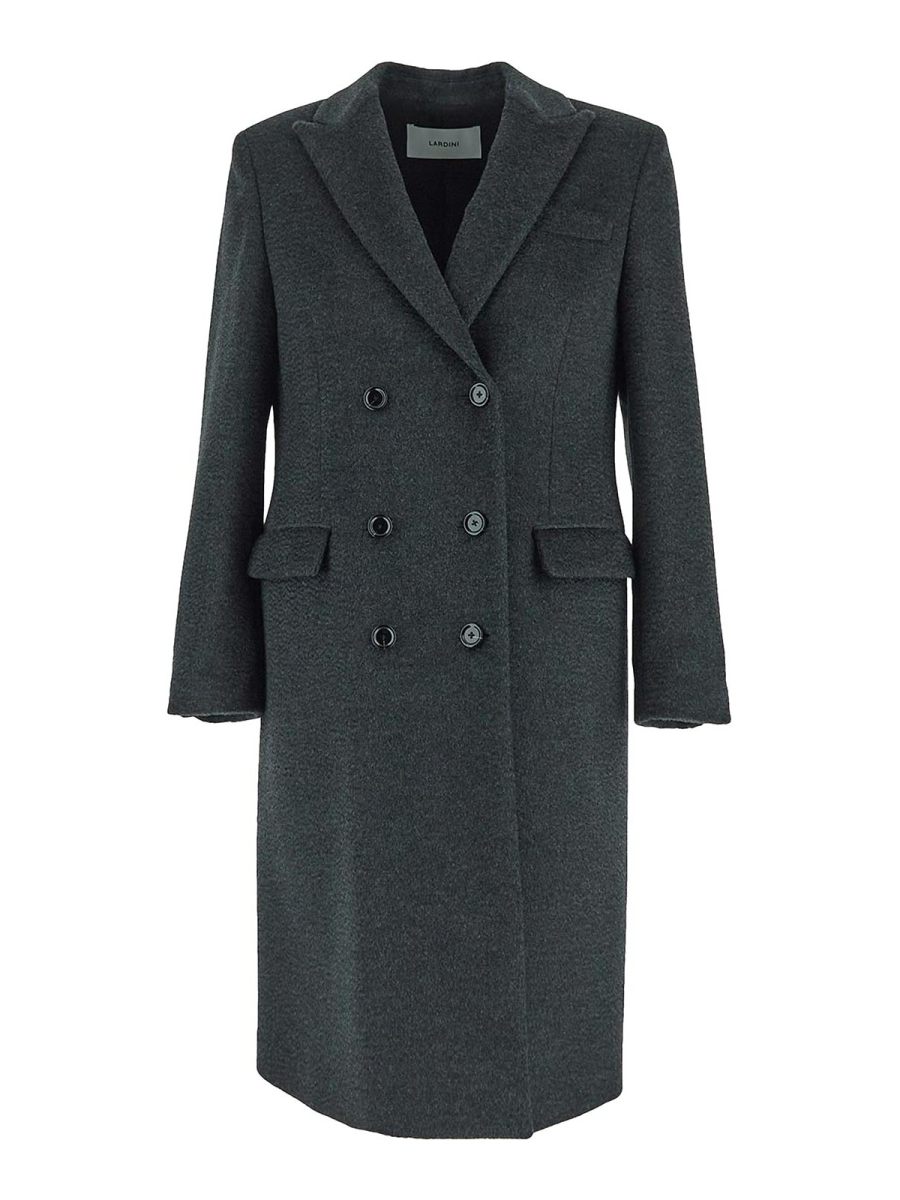 Lardini Manteau Court - Noir