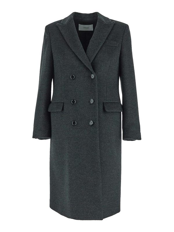 Lardini Manteau Court - Noir