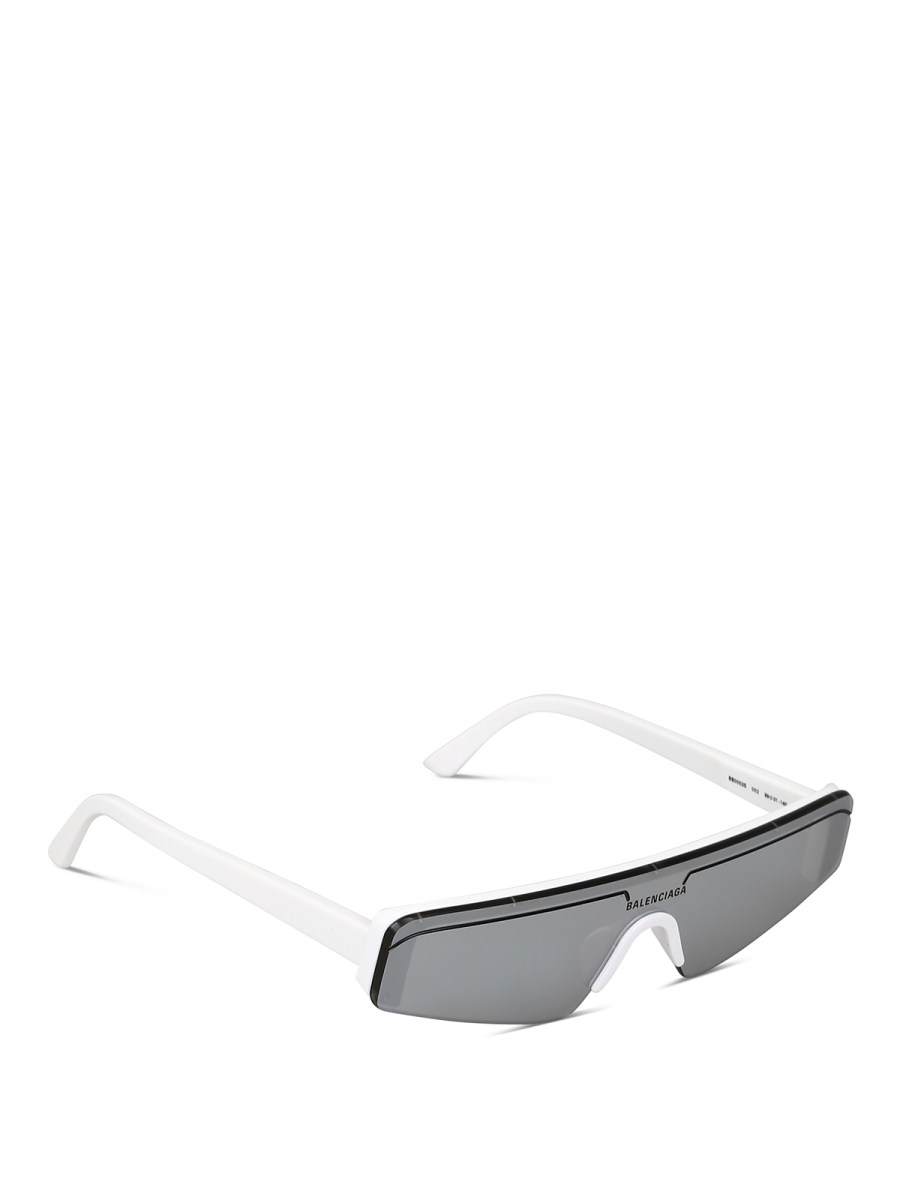 Balenciaga Lunettes De Soleil - Blanc