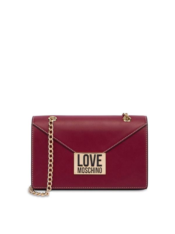 Love Moschino Sac Porté Épaule - Rouge Bru