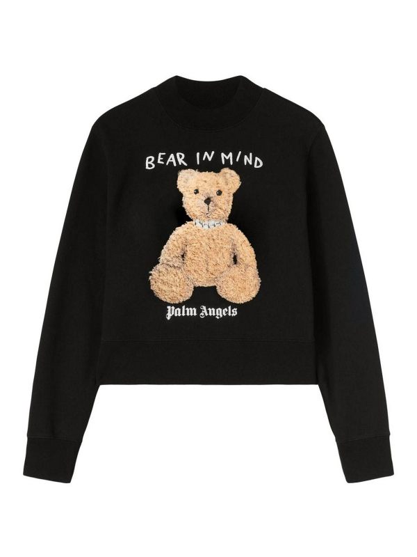 Palm Angels Pull Col Rond - Noir