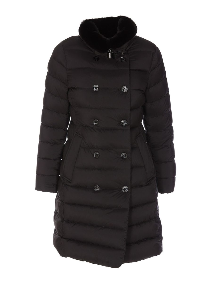 Moorer Manteau Rembourré - Noir