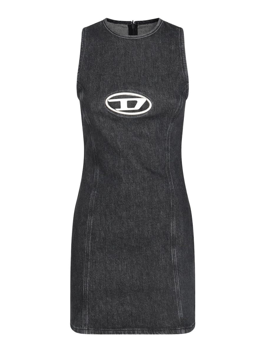 Diesel Robe Courte - Noir