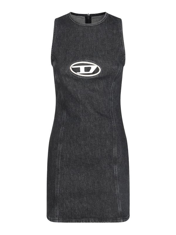 Diesel Robe Courte - Noir