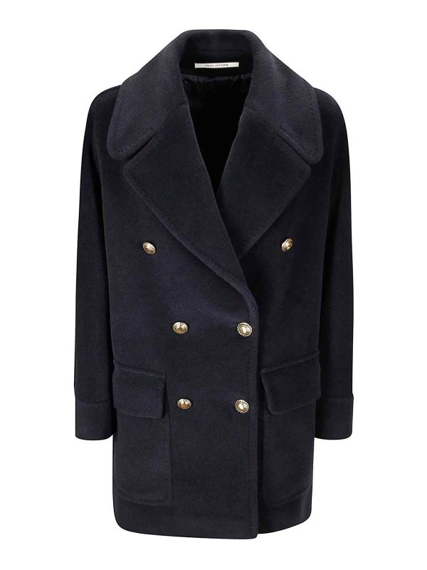 Tagliatore Manteau Au Genou - Bleu