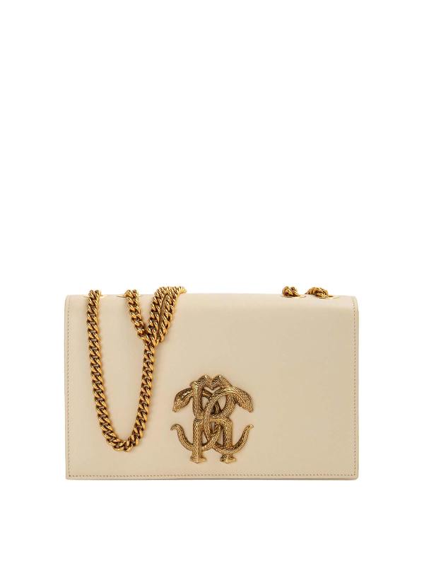 Roberto Cavalli Sac Porté Épaule - Beig