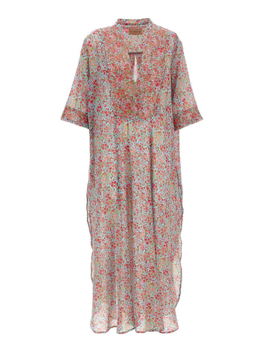 Le Twins Robe Au Genou - Multicolore