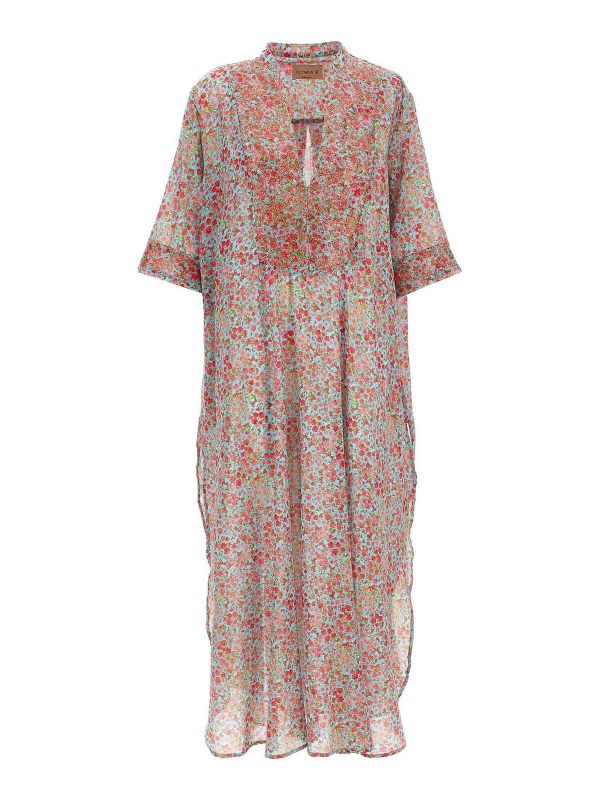 Le Twins Robe Au Genou - Multicolore