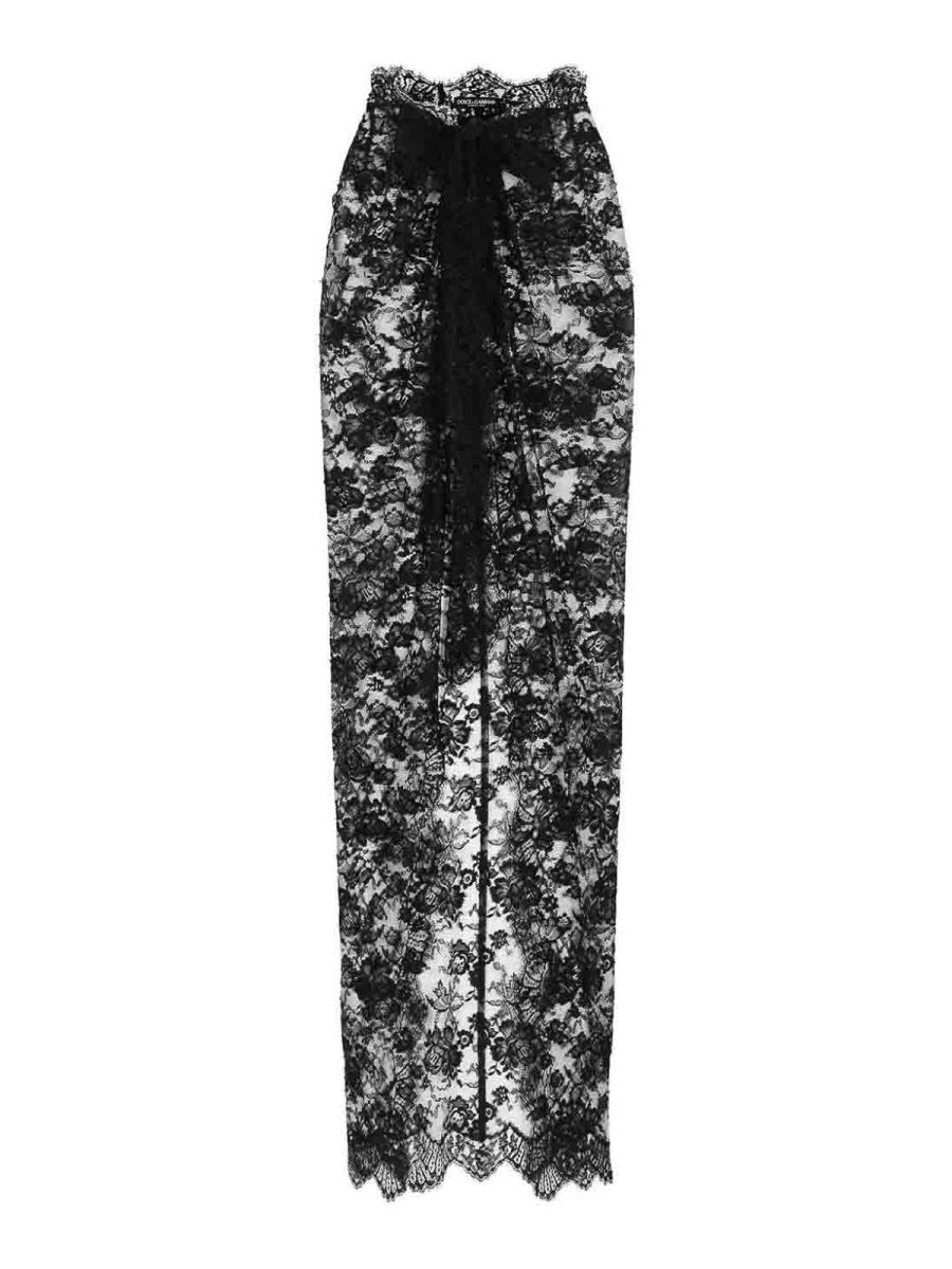 Dolce & Gabbana Jupe Midi - Noir