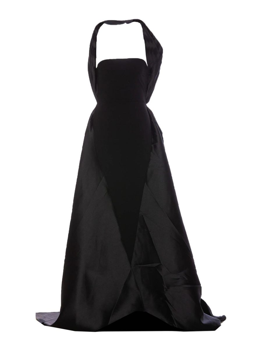 Solace London Maxi Robe - Noir