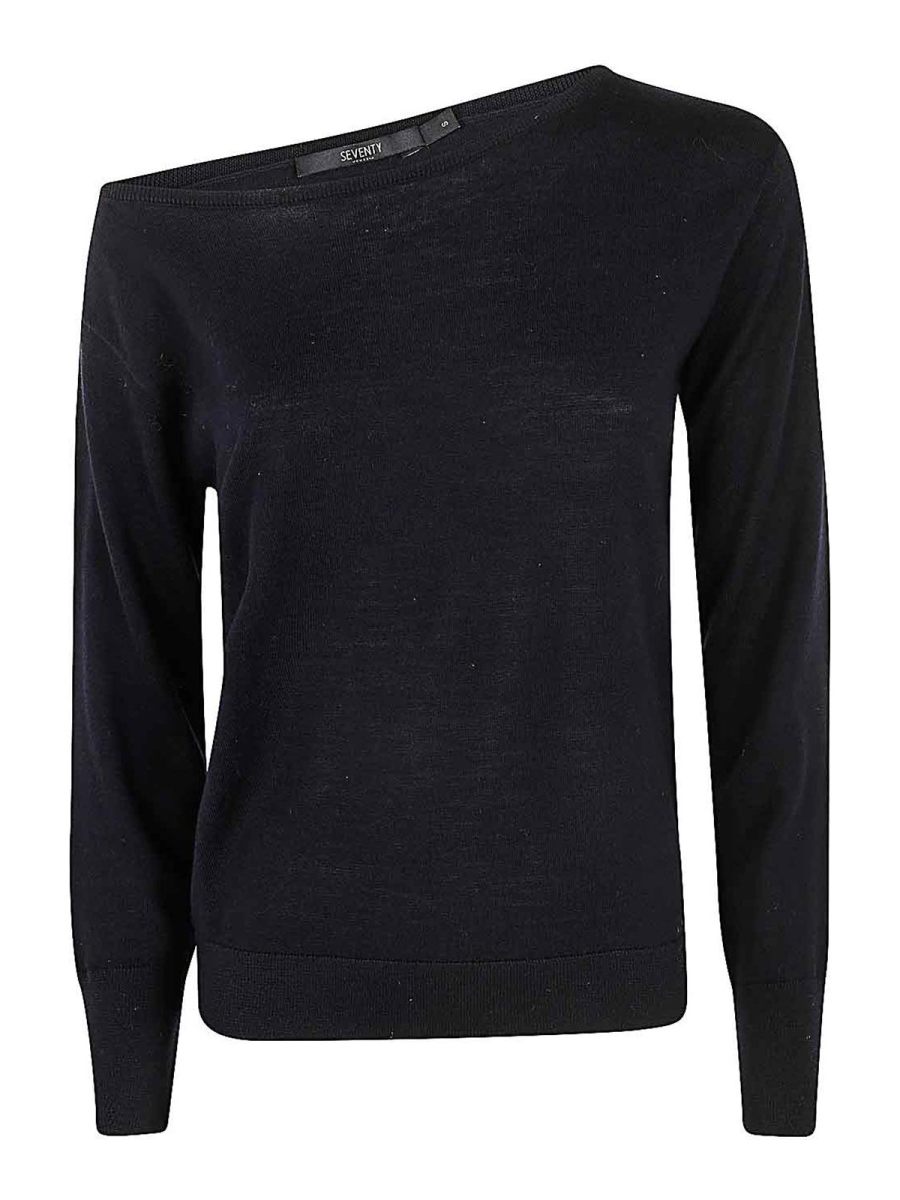 Seventy Pull Col Rond - Noir