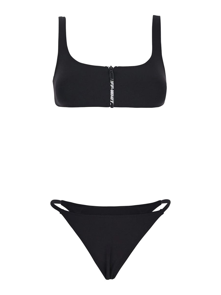 Off-White Robe De Plage - Noir