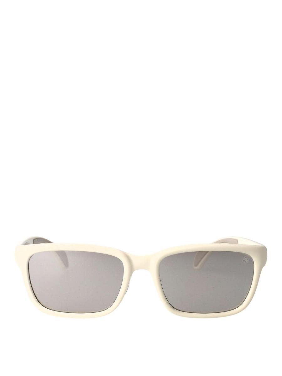 Moncler Lunettes De Soleil - Blanc
