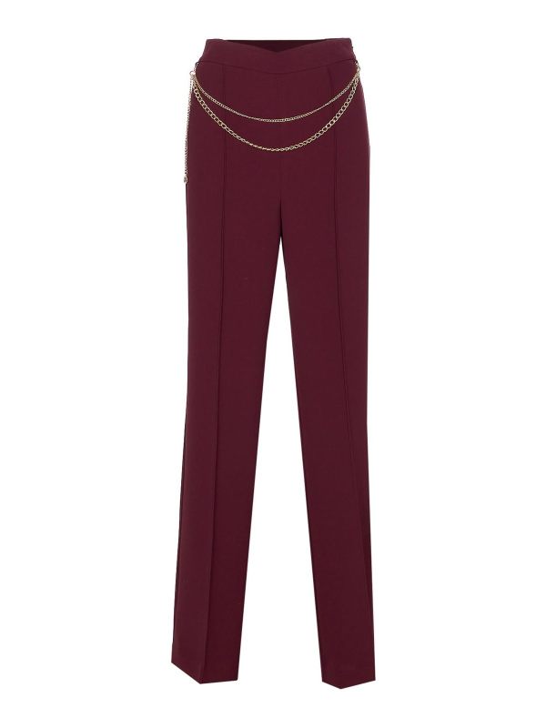 Twinset Pantalons Décontractés - Rouge