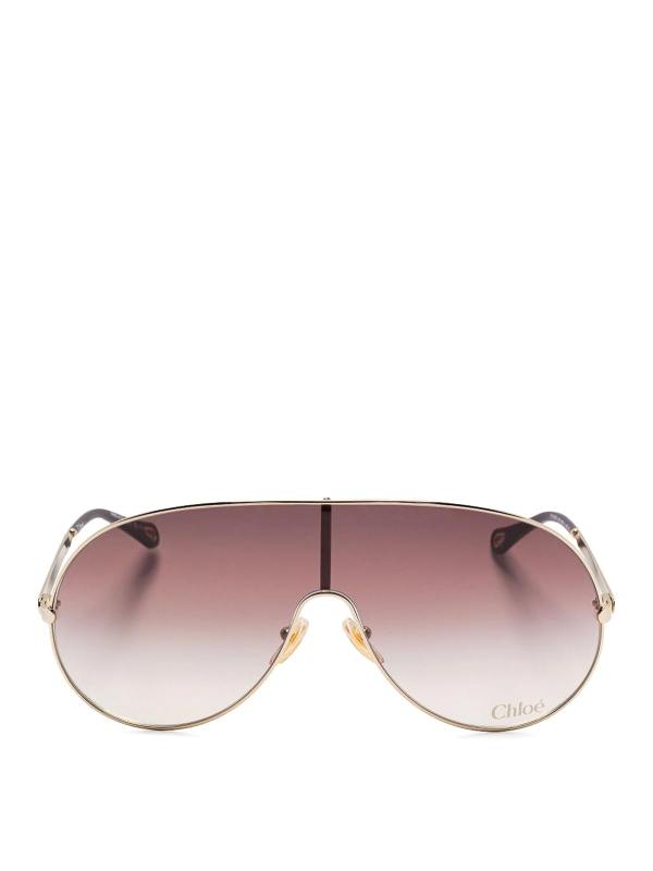 Chloe' Lunettes De Soleil - Or