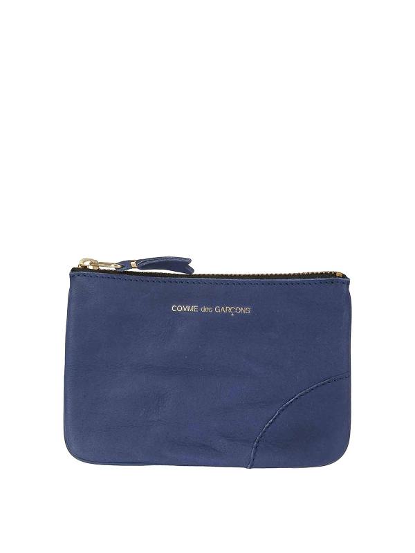 Comme Des Garçons Wallet Portefeuilles - Bleu Foncé