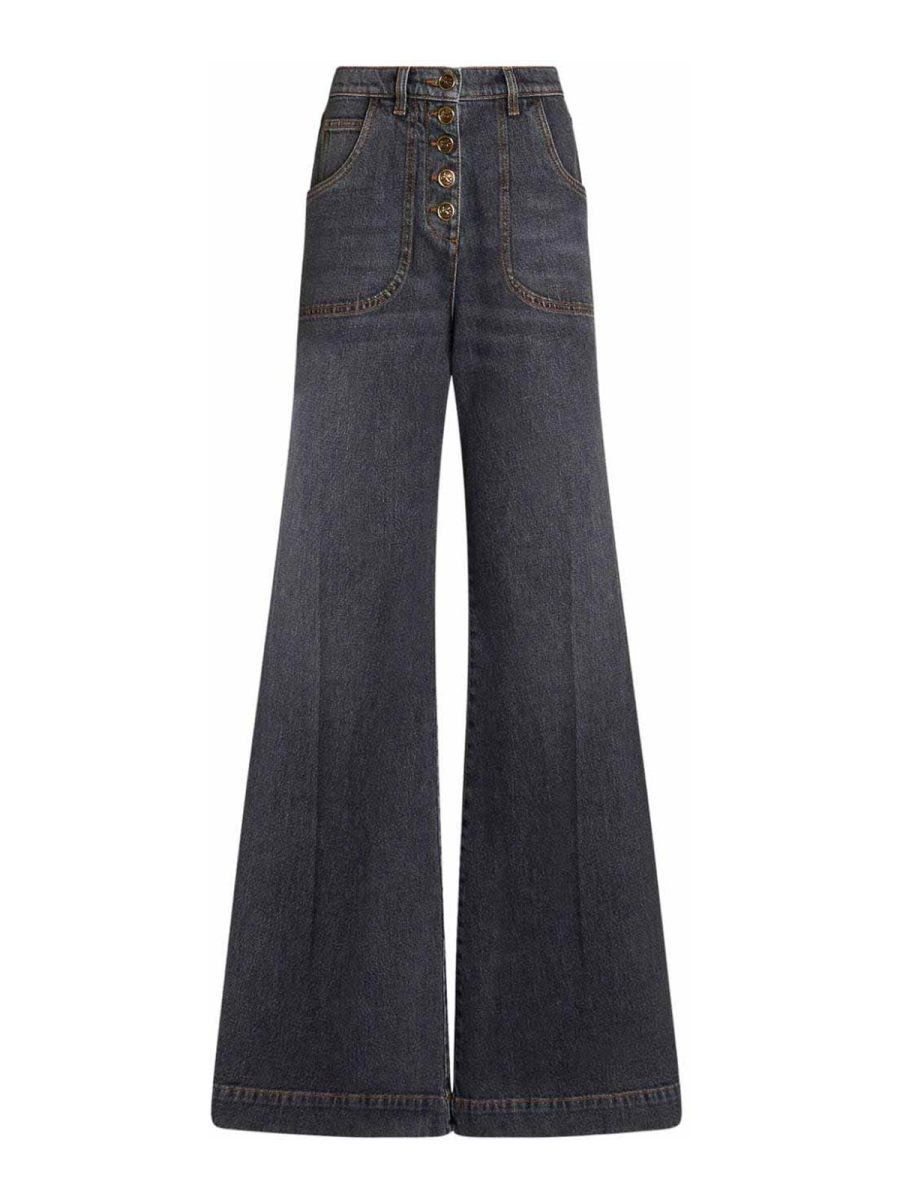 Etro Jean Évasé - Gris