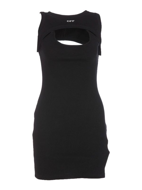 Off-White Robe Courte - Noir