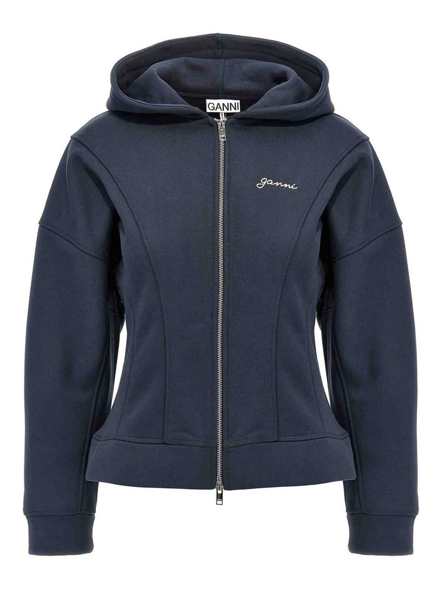 Ganni Sweat-Shirts - Bleu