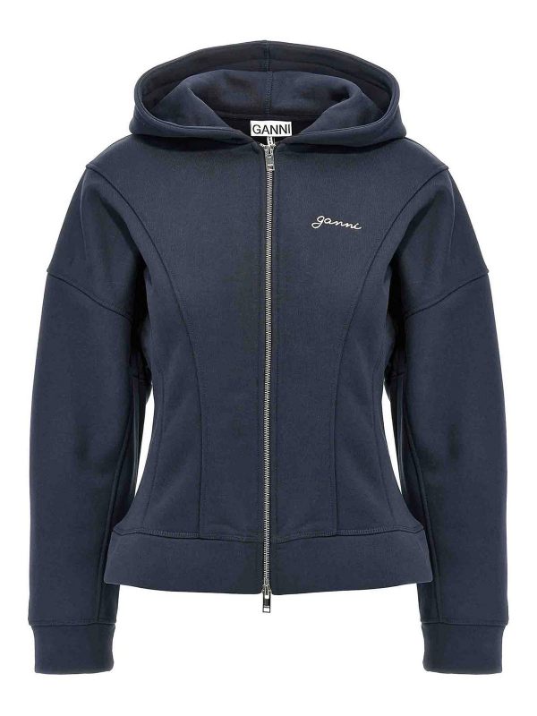 Ganni Sweat-Shirts - Bleu