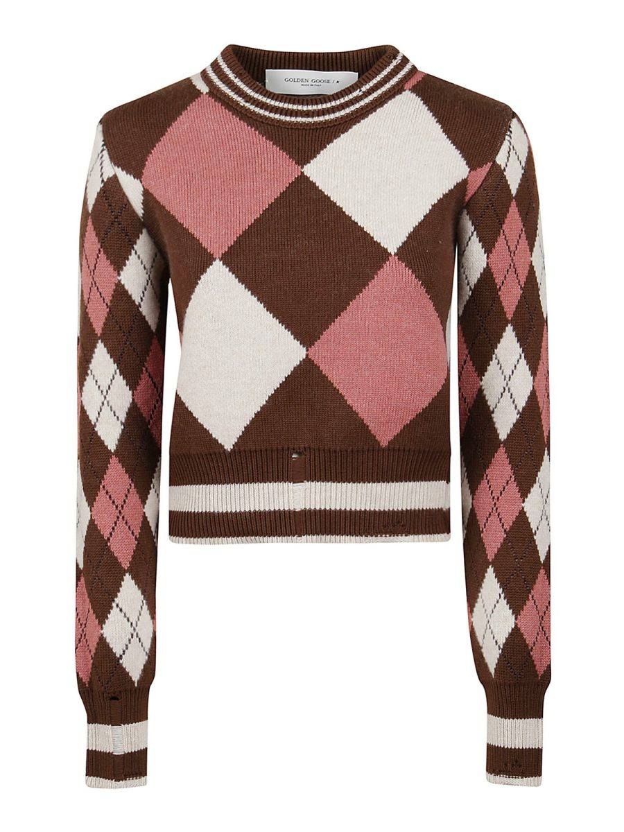 Golden Goose Pull Col Rond - Multicolore