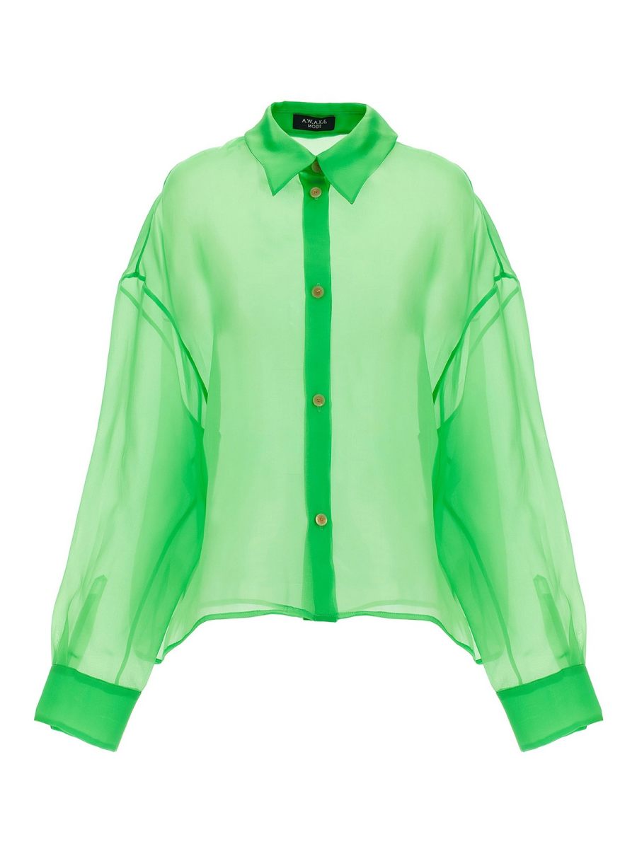 A. W.A. K.E. Mode Chemise - Vert