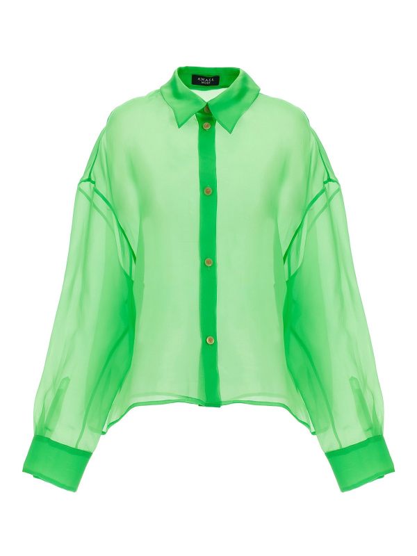 A. W.A. K.E. Mode Chemise - Vert