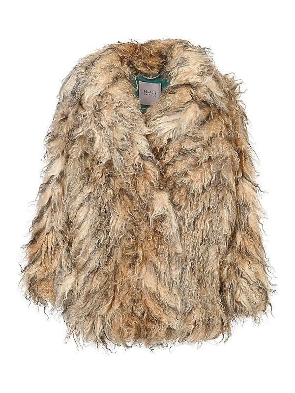 Becagli Manteau Court - Beige