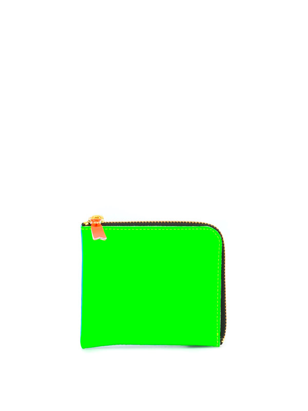 Comme Des Garcons L-zip Super Fluo wallet