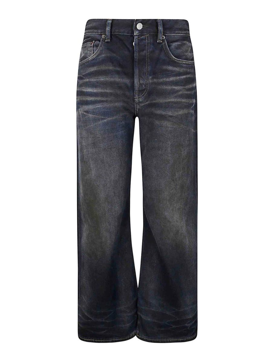 Acne Studios Jean Bootcut - Bleu Foncé