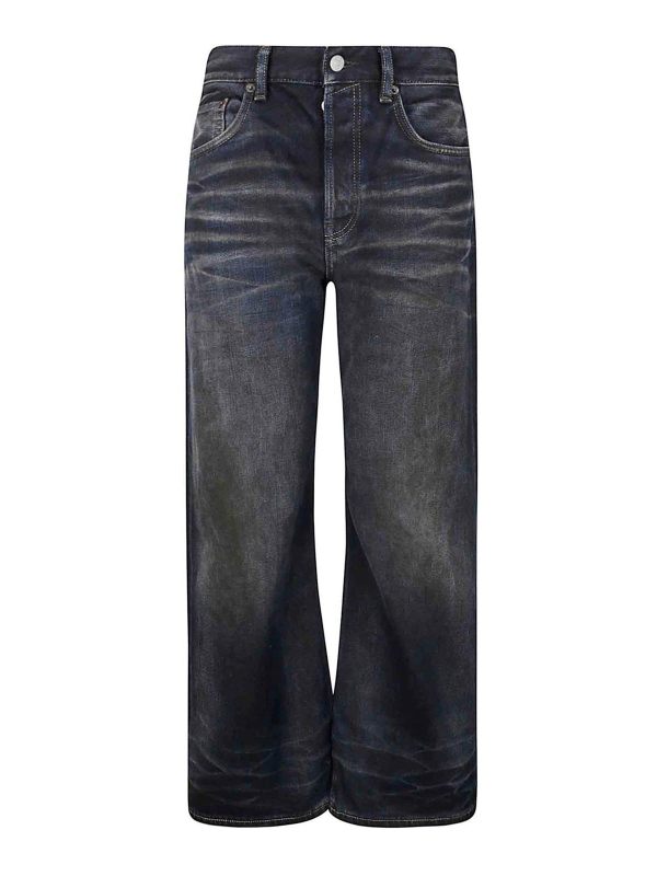 Acne Studios Jean Bootcut - Bleu Foncé