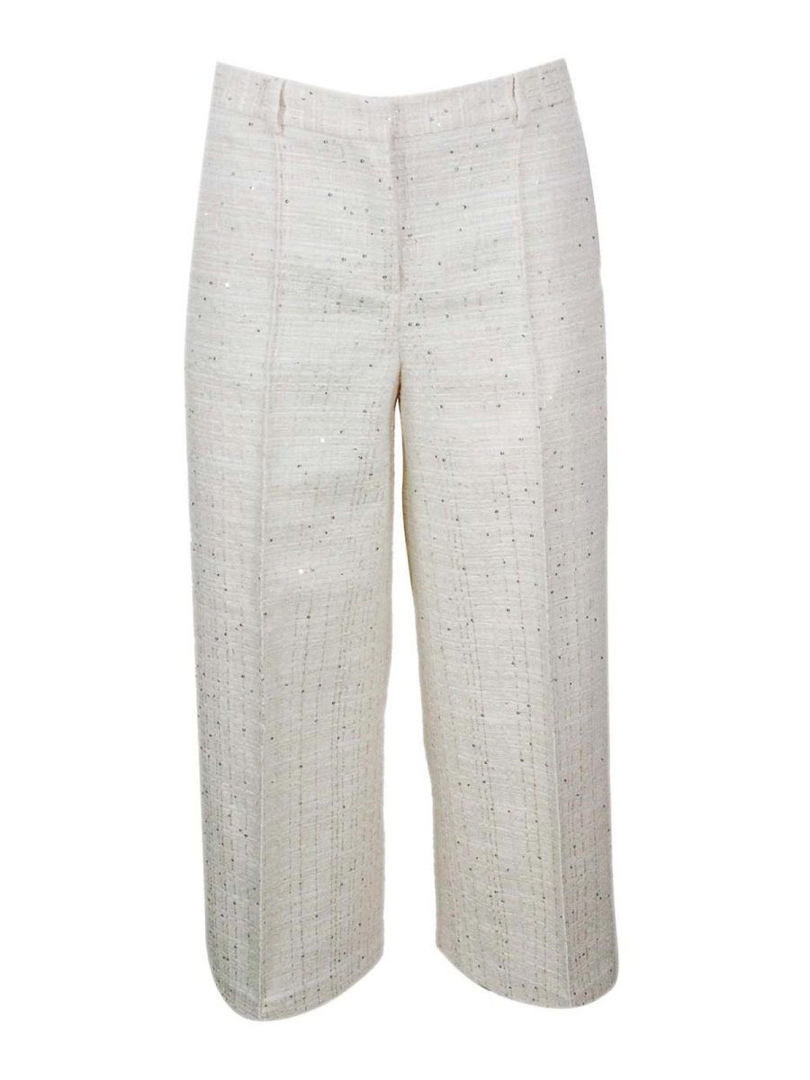 Eleventy Pantalons Décontractés - Crème