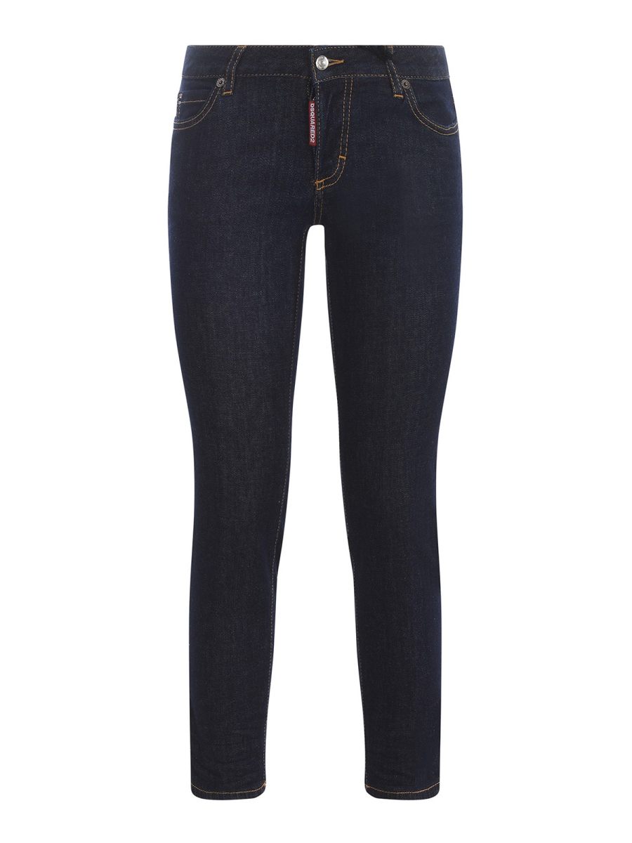 Dsquared2 Jean Droit - Foncé Délavé