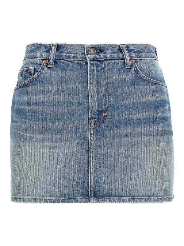 Tom Ford Jupe Midi - Bleu Clair