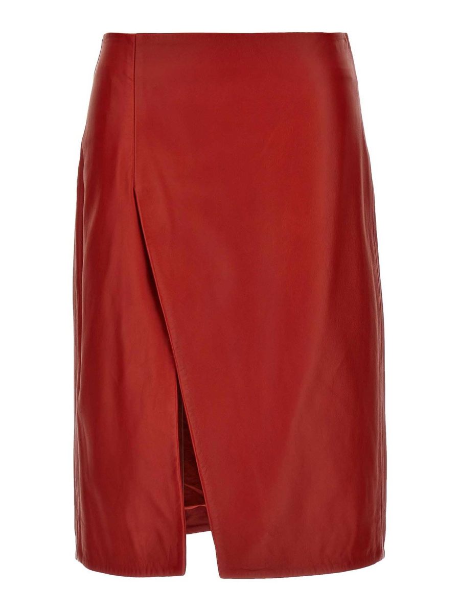 Loulou Studio Jupe Midi - Rouge
