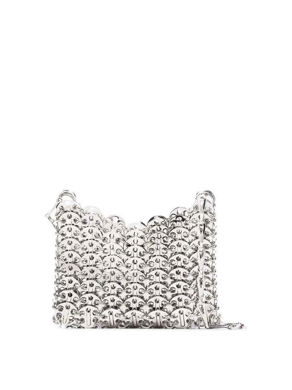 Paco Rabanne Sac Bandoulière - Argent