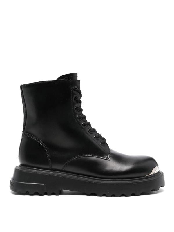 Love Moschino Chaussures À Lacets - Noir