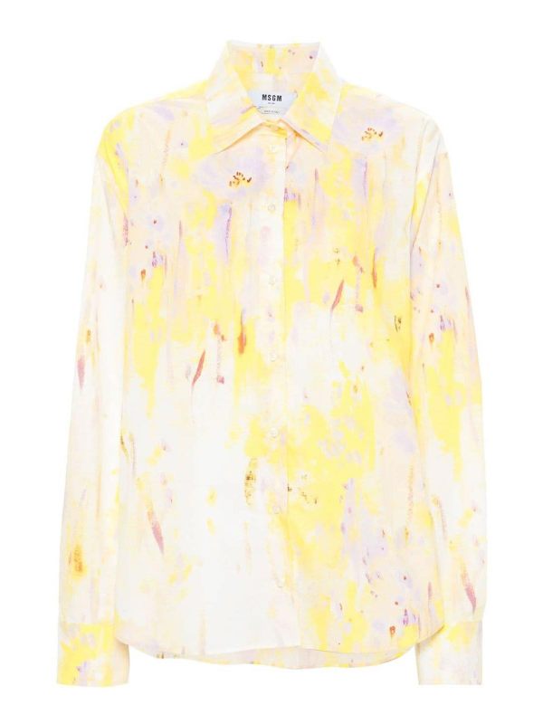 M. S.G. M. Chemise - Jaune