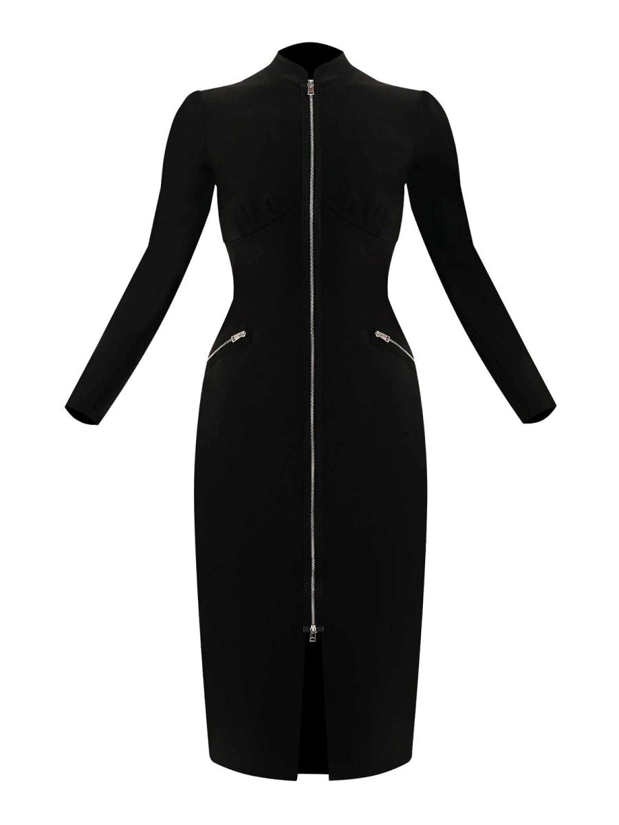 Chiara Boni La Petite Robe Robe Au Genou - Noir