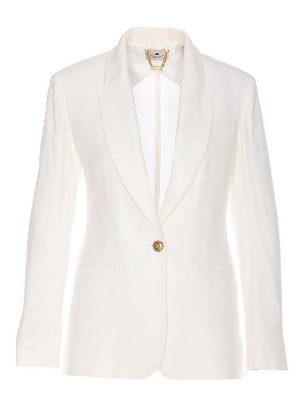 Elisabetta Franchi Veste Casual - Blanc