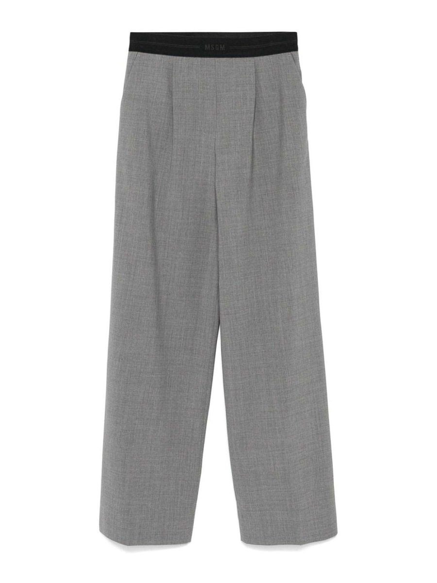 M. S.G. M. Pantalons Décontractés - Gris